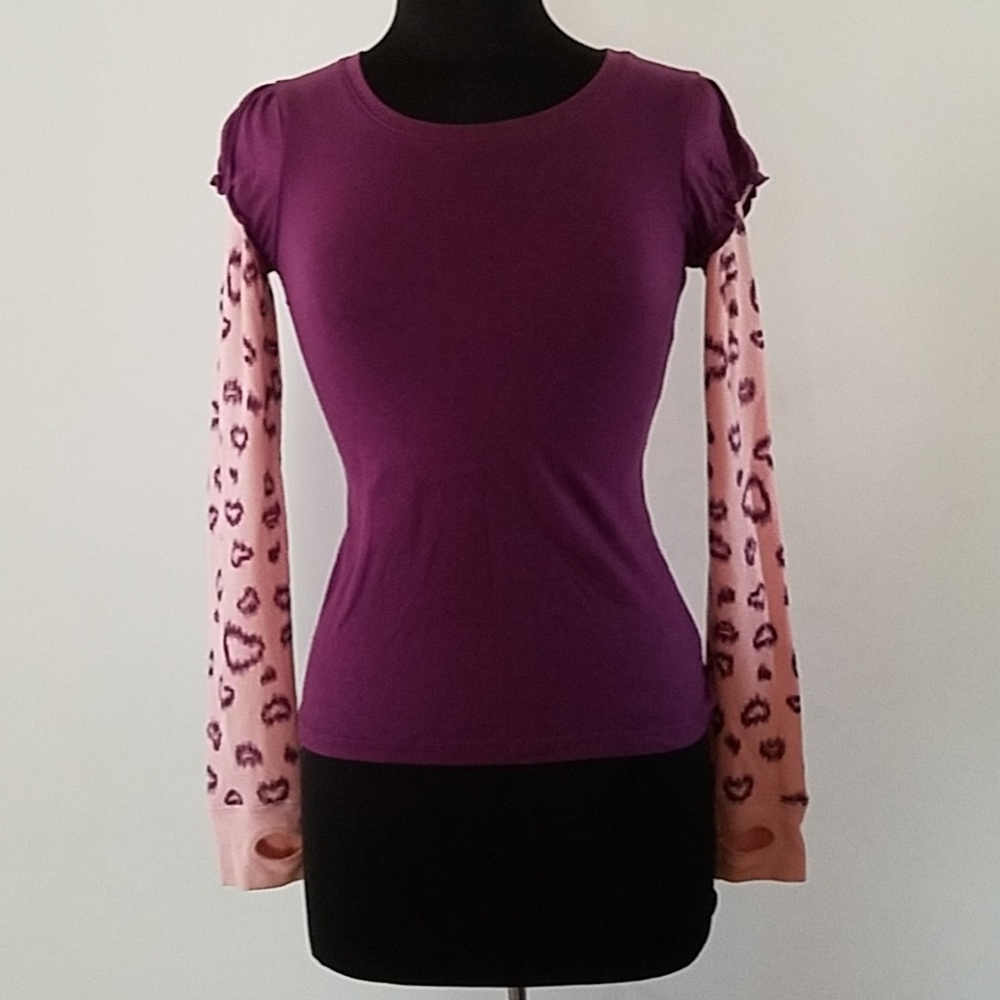 Offers 👍 Purple and Pink Tee